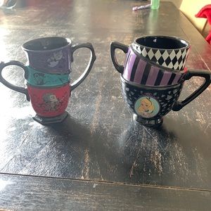 Disney Alice in wonderland mugs